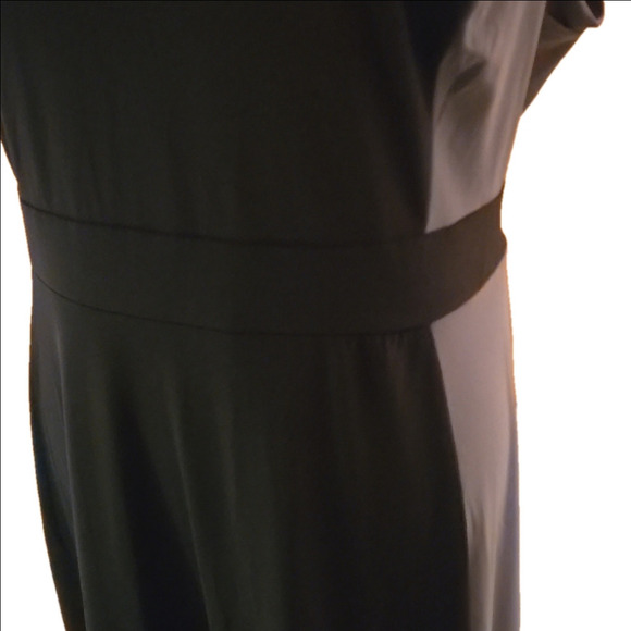 Love Squared Black & Gray Colorblock Sleeveless Tieback Maxi Dress Women size 2X - Picture 3 of 10